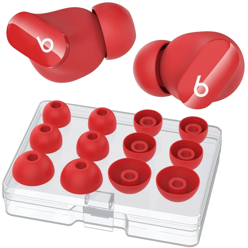 AhaStyle Ear Tips for Beats Studio Buds/Powerbeats Pro 2/Solo Buds/Fit Pro/Studio Buds+Fit in The Charging Case6 Pairs S/M/L Silicone Ear Covers Replacement Tips for Beats Wireless Bluetooth Earbuds
