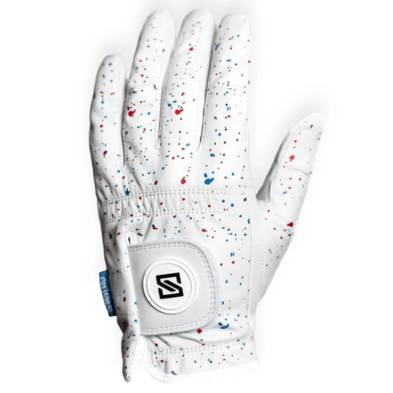 SKIVE Golf Premium Golf Glove | 100% AAA Cabretta Leather | Cool Golf Gloves Men | Serious Feel & Performance | Mens Golf Gloves Left Hand