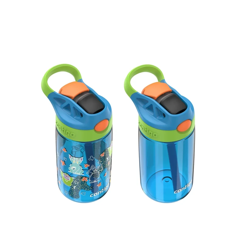Contigo Kids Water Bottle with Redesigned AUTOSPOUT Straw, 14 oz