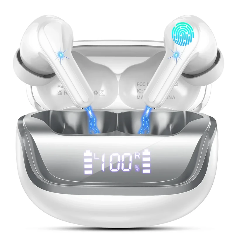 Donerton Wireless Earbuds Bluetooth 5.4 - 45H Battery, Bass, IP7