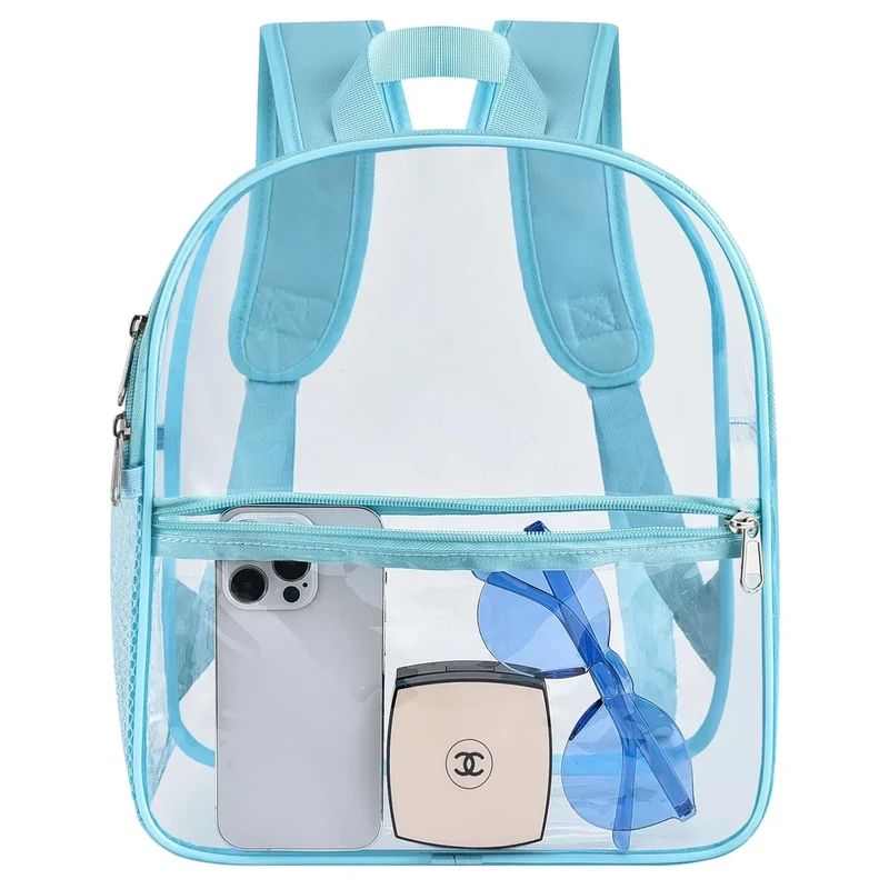 Oraben Clear Backpack for Stadium Events Stadium Backpack Waterproof 12x6x12 Clear Bag for Adult Concert Sport Work