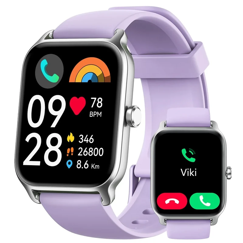 Yoever Women's 1.81 HD Smartwatch - 105+ Sports, Alexa & Calls