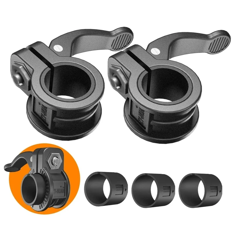 ZY-HUAN mini Barbell Clips 1 inch I Multi-Size Adjustable Barbell Collar I 1 inch Barbell ClampsIQuick Release Weight Clips Pair of Locking for Dumbbell Bar