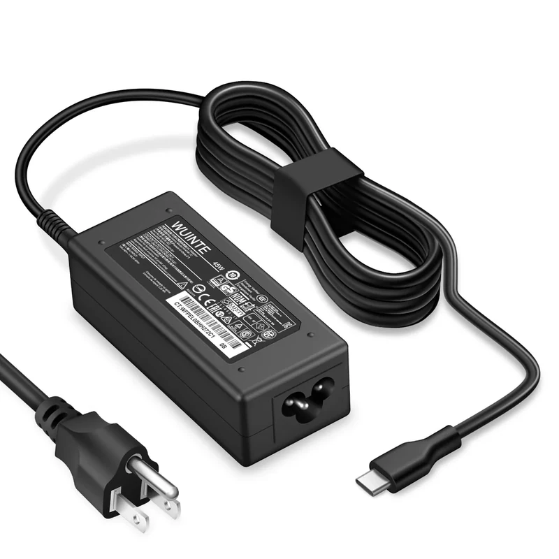WUINTE 45W USB-C Laptop Charger - Works with HP, Dell, Lenovo, Asus