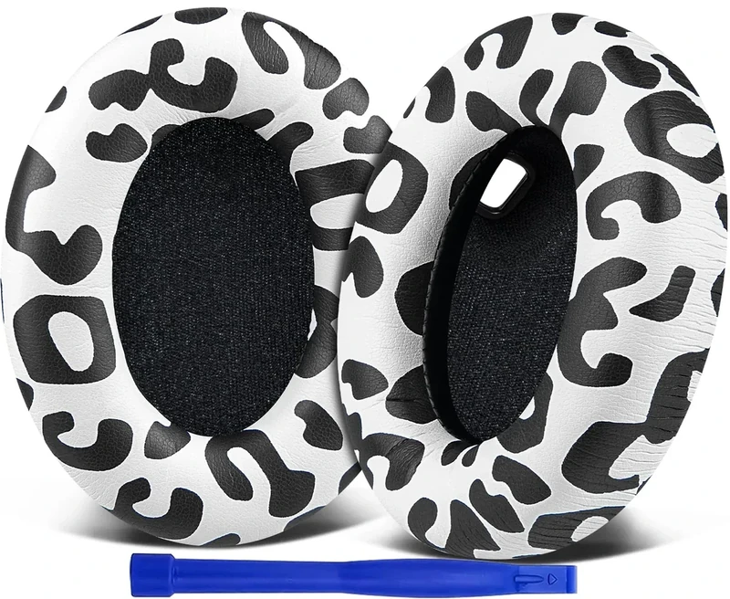 SOULWIT Earpads for Sony WH-1000XM4 - Added Thickness Snow Leopard