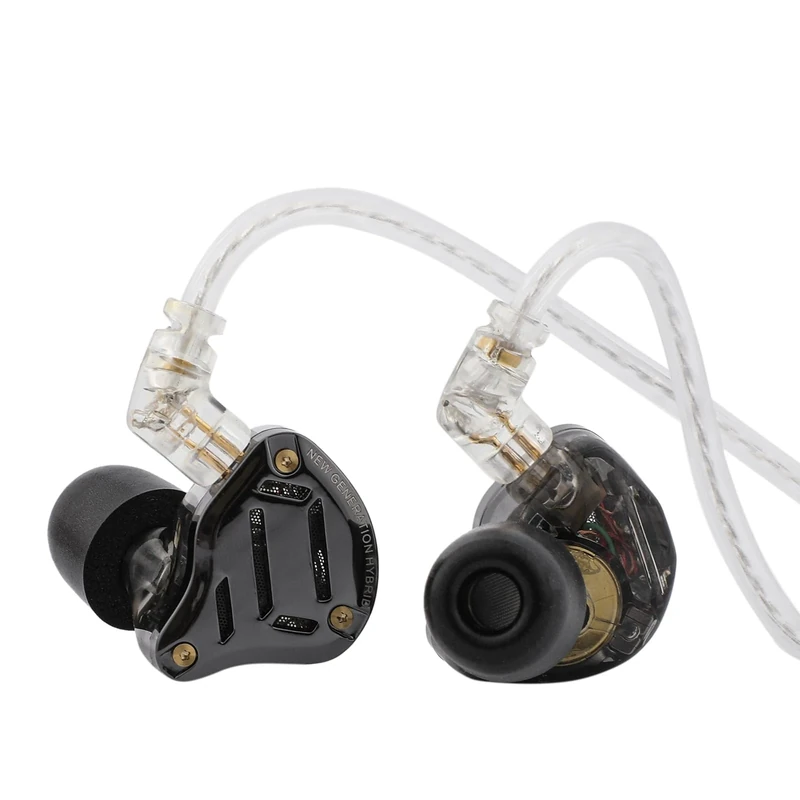 Linsoul KZ ZS10 2 IEM - 1DD+4BA Drivers, 4-Level Tuning, Cable