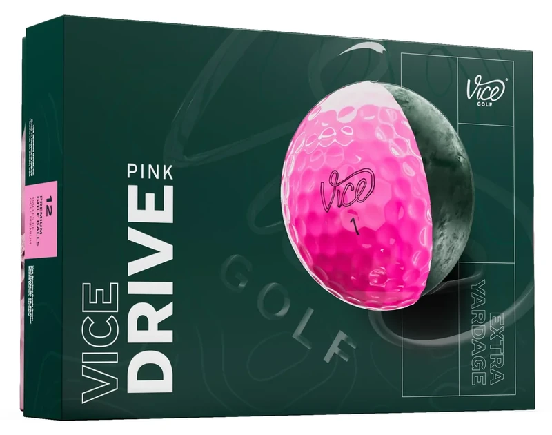 Vice Drive Golf Balls (2025 Model) (Pink)