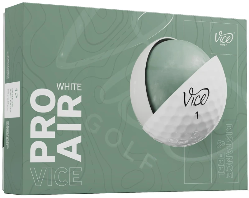 Vice Pro Air Golf Balls (2025 Model) (White)