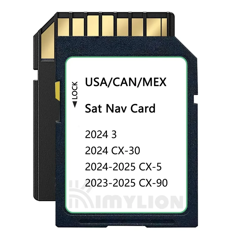 Navigation SD Card 2025 (V.2024Q2) - KMV666EZ1C, Compatible with 2024 CX-30/3, 2024-2025 CX-5, 2023-2025 CX-90, USA/CAN/MEX GPS Map Update - Image 1