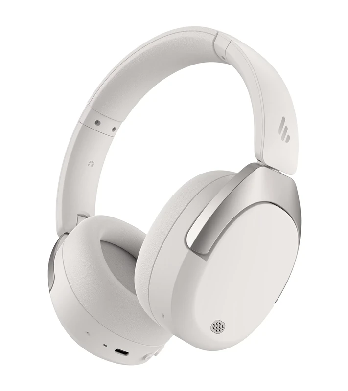 Edifier W830NB Wireless Over Ear Headphones with -45dB Active Noise Cancelling, 94H Playtime, LDAC Hi-Res Sound, Spatial Audio, Fast Charging, Multipoint Connection, Bluetooth V5.4 - Sandwhite