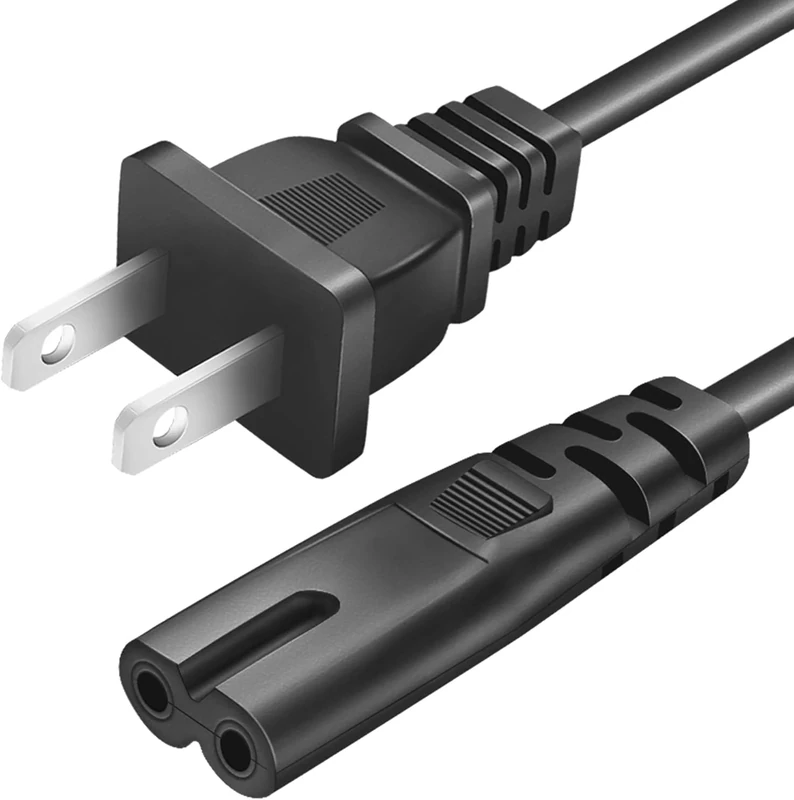 3 FT AC Power Cord fit for Universal 2 Prong Power Cable（See Details for More Compatible Device Models）