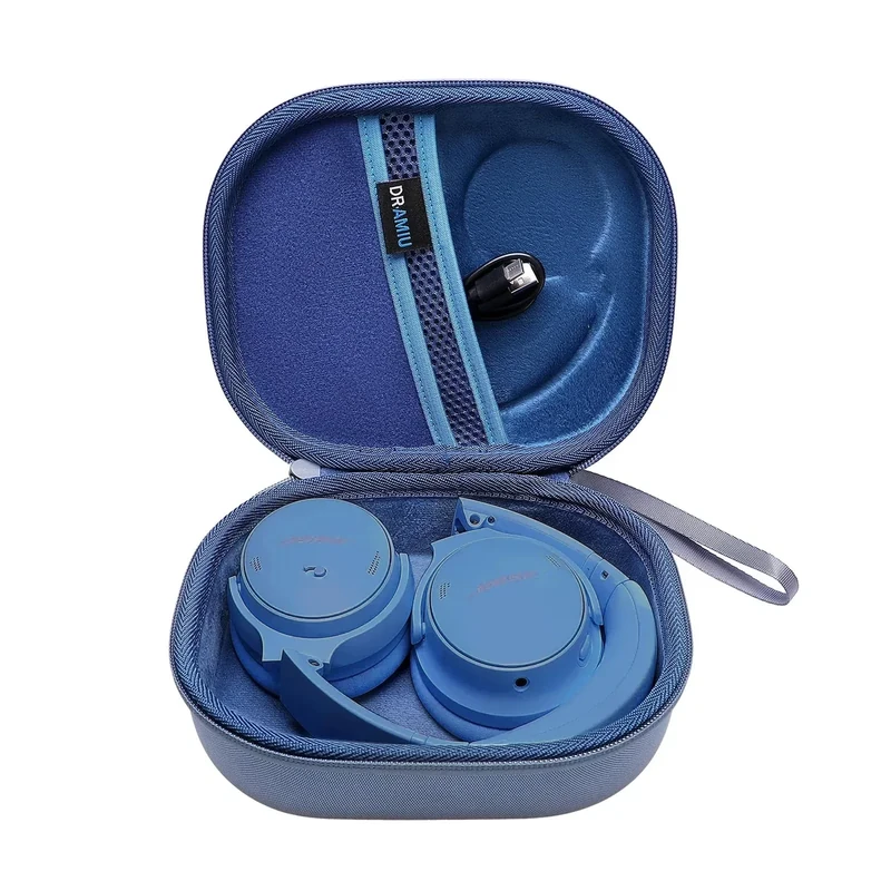 DR AMIU Blue Bose Headphone Case - Fits QC Ultra, QC45, QC35
