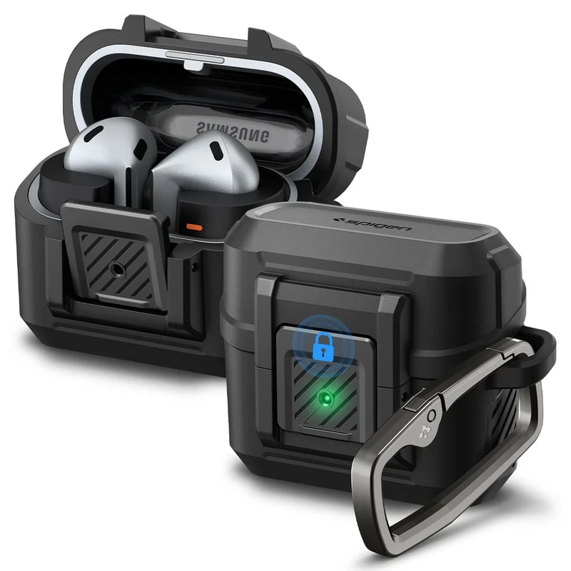 Spigen LockFit Case for Samsung Buds3 FE, Buds3 Pro & Buds3 - Black