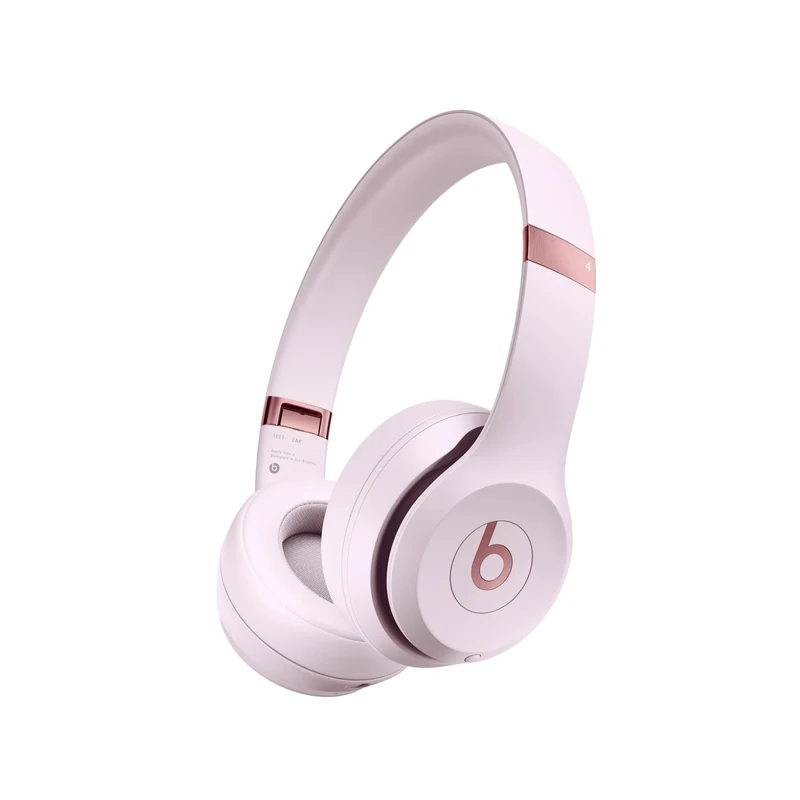 Beats Solo 4 On-Ear Headphones - Cloud Pink, 50hr Battery Renewed