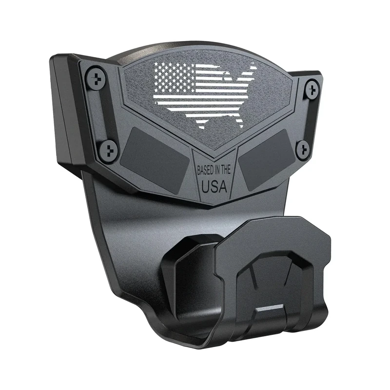 Gun Magnet Mount for Truck Car Vehicle,Magnetic Gun Mount for Pistol Shotgun Revolver with Trigger Guard Protect,Gun Magnet Rated Max 15 LBS Conceal in Desks Safe Wall Easy to Access&release