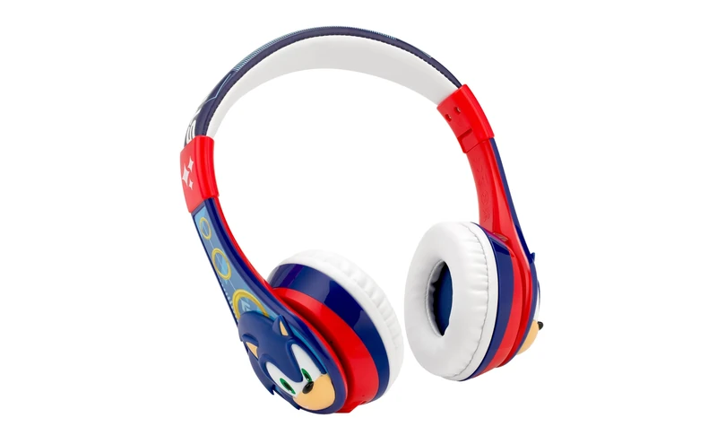 eKids Sonic The Hedgehog Bluetooth Kids Headphones - 45hr Wireless