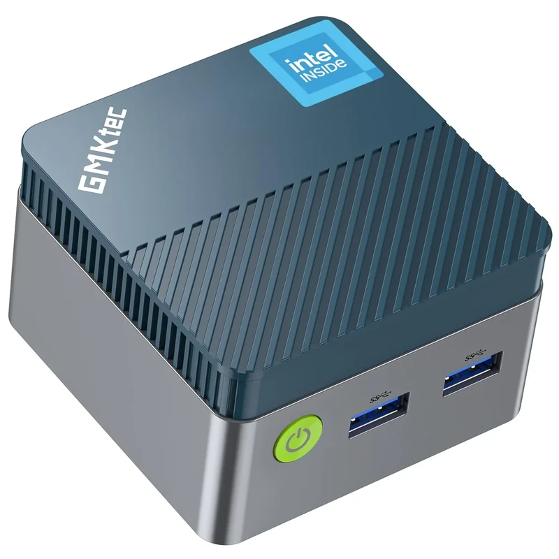 GMKtec Mini PC NucBox G5, Intel 12th Gen Alder Lake N97 (up to 3.6GHz), 12GB RAM 256GB M.2 SSD for Home, Business, Office Mini Computer, 4K UHD Dual HDIMI, RJ45