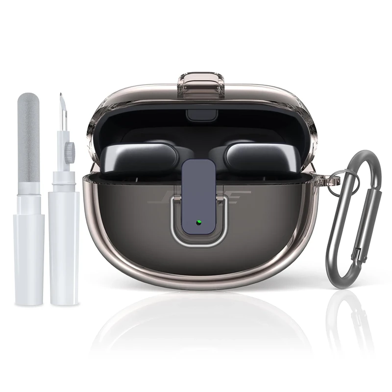 TUDIOW Lock TPU Case for Bose Ultra Open Earbuds - Shockproof Clear
