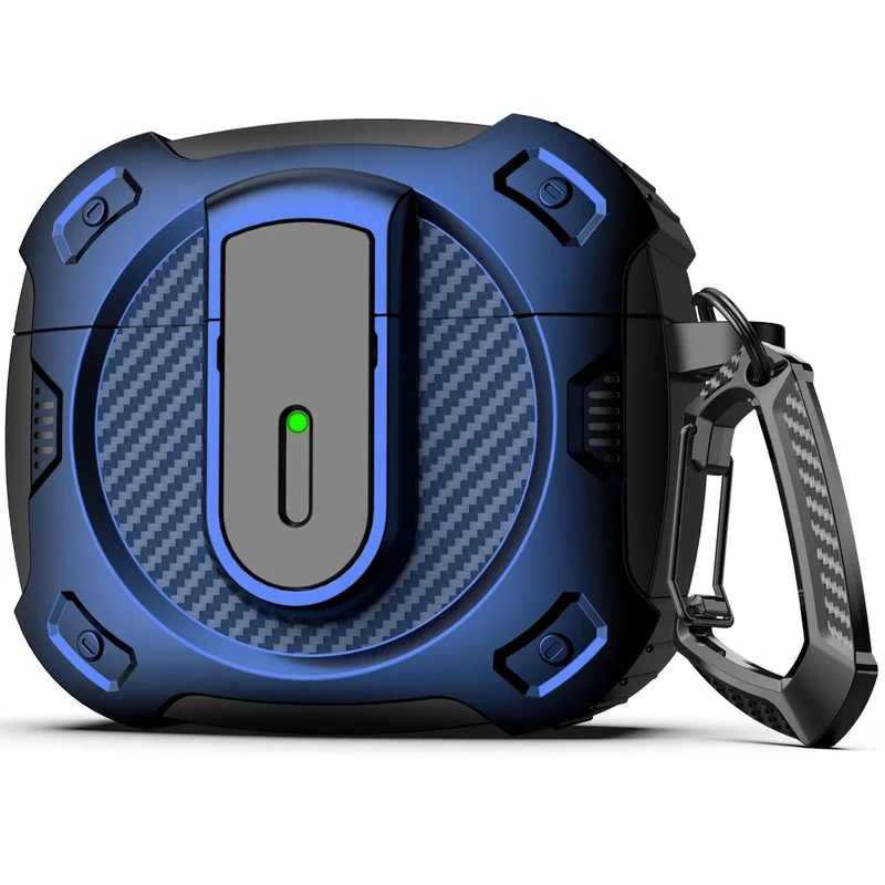 RFUNGUANGO Space-Themed AirPods 3 Case - 2024 Protective Blue Cover