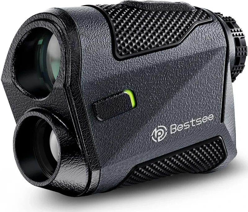 Bestsee Golf Rangefinder with Slope - 1500 Yards Laser Range Finder Golf for Hunter,High-Precision Flag Pole Locking Vibration,7X Magnification, USB-C Rechargeable Rangefinders Magnet Strip