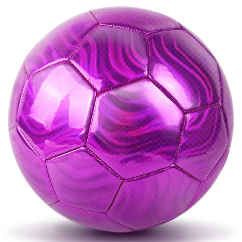 Size 4 Soccer Ball Glitter - Kids Aged 4-6 6-8 8-12 Outdoors Sports Training Ball Recreation Playing Ball Teens Girls Children Youth Back to School Birthday