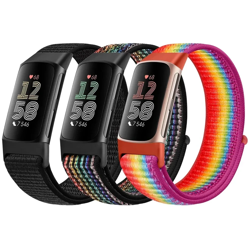AVOD Sport Loop Nylon Band - Adjustable Fit for Fitbit Charge 6 & 5