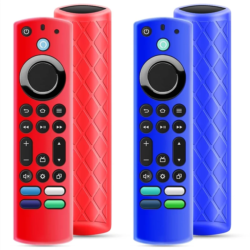 OneBom Glow Remote Silicone Cover - Red & Blue for Fire TV 4K Max