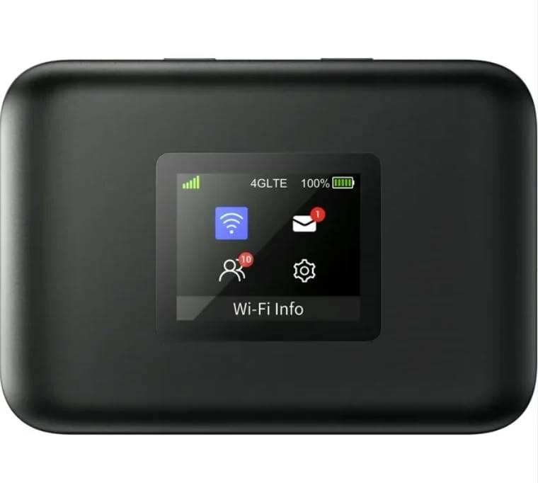 AT&T Turbo Hotspot 3: 256 MB, Black - Prepaid Hotspot, Connects Up to 16 Devices, Dual Band Wi-Fi, Long Lasting Battery