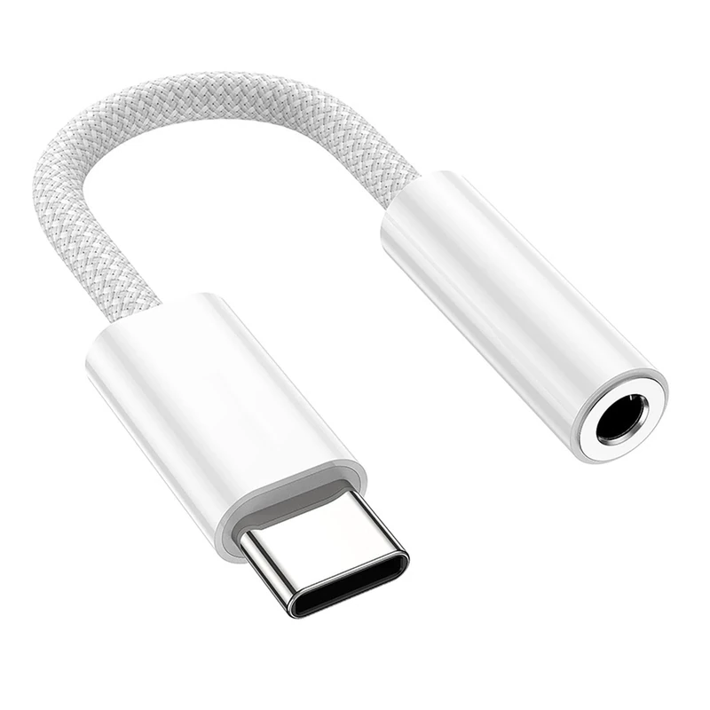 Fidioto USB-C to 3.5mm Adapter - iPhone 15/16/17 & Galaxy S24