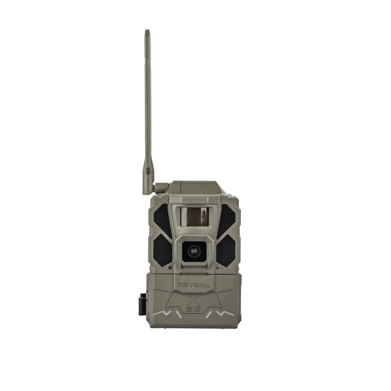 TACTACAM Reveal X Gen 3.0 Cellular Trail Camera: Auto Connect 4G LTE, 4K Photo, 1080p Video, Low-Glow IR Flash, No SD Card Needed, Long Battery Life – Best Hunting, Game & Property Monitoring Camera