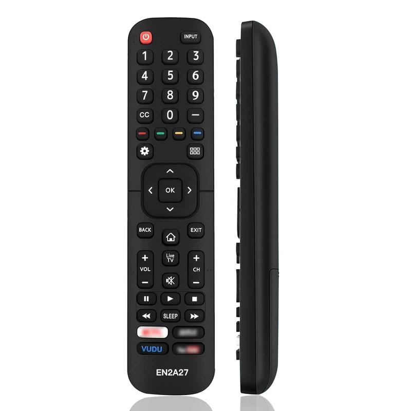 Terloogee EN2A27 Remote - Compatible with All Hisense 4K Smart TVs