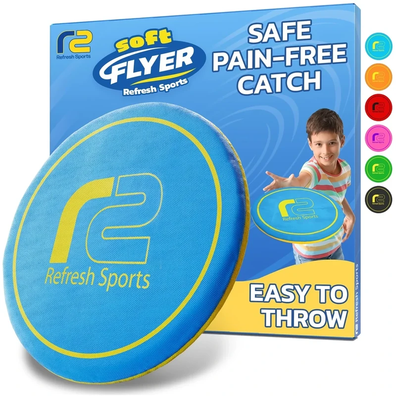 Soft Disc Flying Toy - Doesn't Hurt to Catch - Flying Disc Easter Basket Stuffers For Kids - Easy to Learn - Easter Gifts Friisbee For Kids Outdoor - Gifts for Boys & Girls 4 5 6 7 8 9 10 11 12 13+