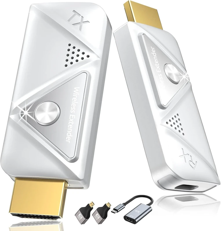 Elalight Wireless HDMI 382FT Transmitter & Receiver - 4K Extender Kit