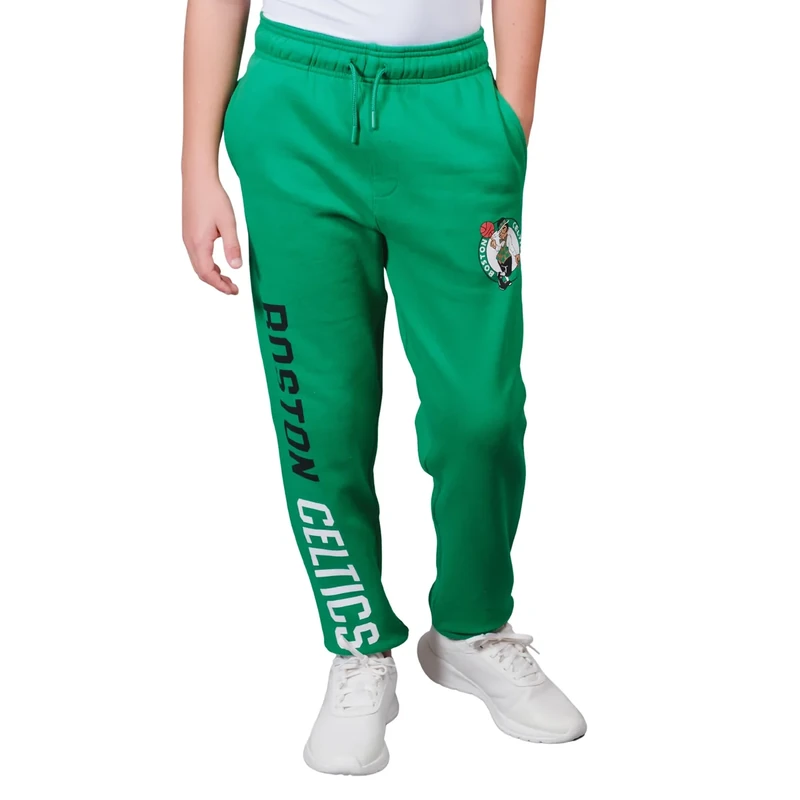 Ultra Game Boys' Super Soft Game Day Jogger Sweatpants,Boston Celtics,Team Color,10-12
