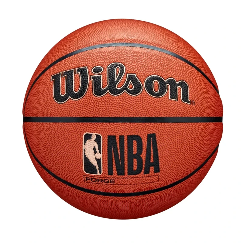 WILSON NBA Forge Indoor/Outdoor Basketball - Brown, Size 7-29.5"