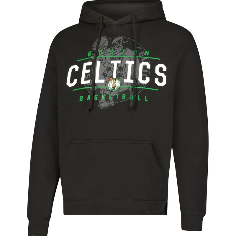 Ultra Game Men's NBA Official Super Soft Get Right Hoodie Sweatshirt, Boston Celtics, Black, X-Large