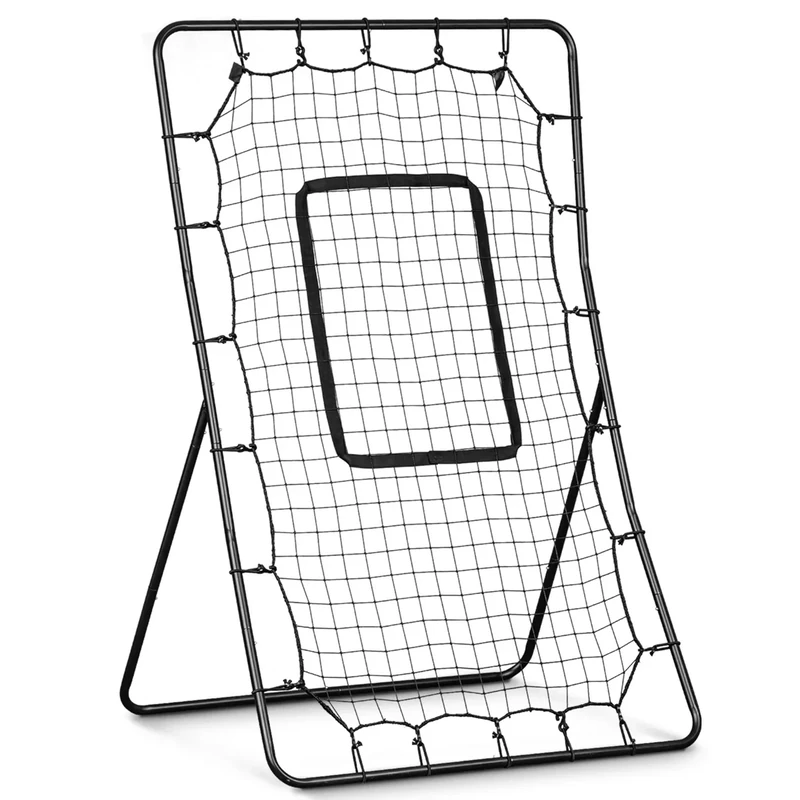 GoSports 5 x 3 ft Baseball & Softball Pitching and Fielding Rebounder - Pitch Back Return Net with Strike Zone