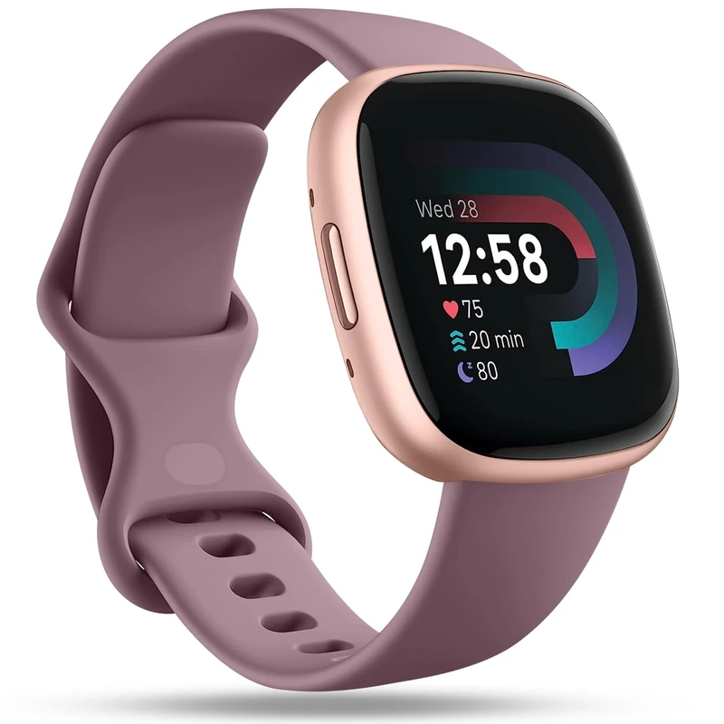 Getino Sport Band for Fitbit Versa 4 & Sense 2 - Smoke Purple