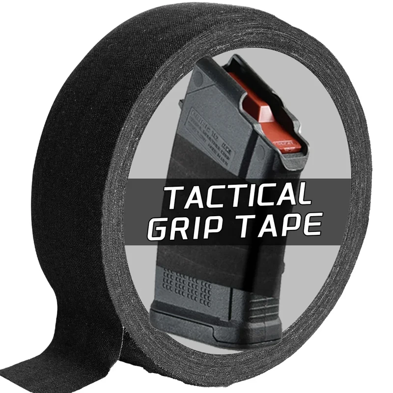 Miaozhun Tactical Tapes, 1 Inch x 27.34 Yards Goon Grip Tapes, Multipurpose Wrap Tape for Guns, Handgun, Rifle, Hockey, Lacrosse, Baseball, Softball Bats, Sport Handle, Gardening Tools (Black)