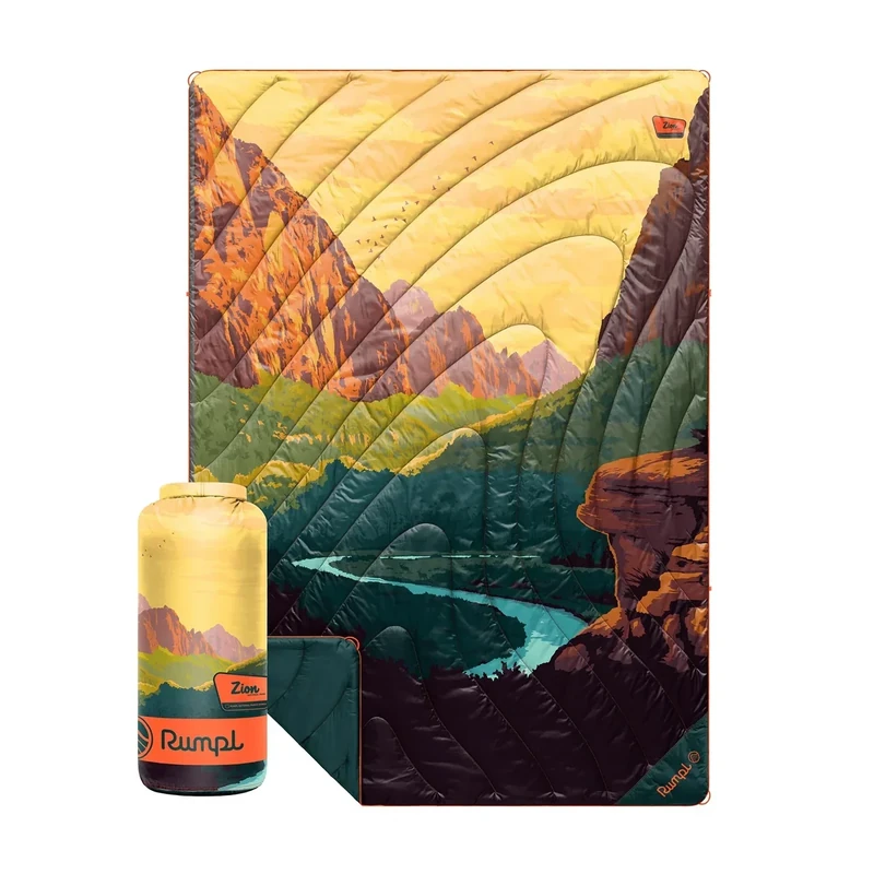 Rumpl Original Puffy National Park Blanket for Camping and Outdoors, Zion - V2
