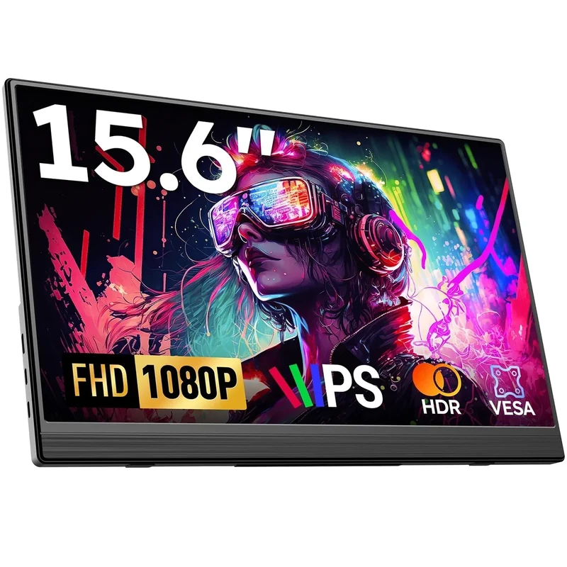 Dopesplay 15.6 inch FHD Portable Monitor - Slim USB-C Screen