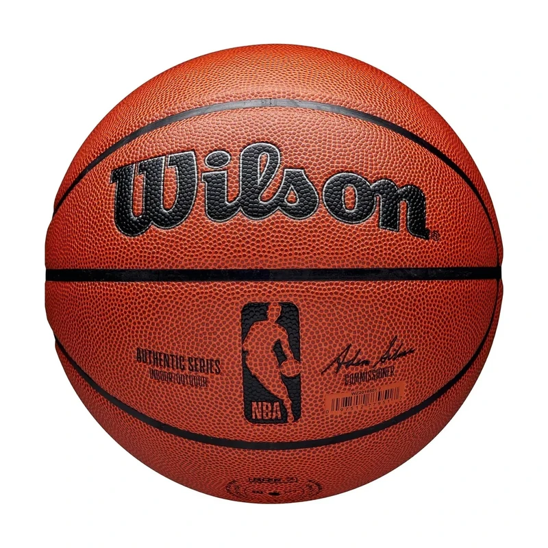 WILSON NBA Authentic Indoor/Outdoor Basketball - Brown, Size 6-28.5"