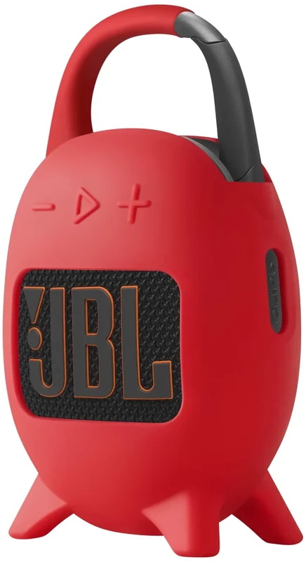 Geiomoo Silicone Carrying Case for JBL Clip 5, Protective Portable Scratch Shock Resistant Cover (Red)