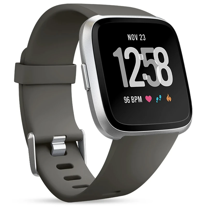 Wepro Olive Grey Sport Band for Fitbit Versa 2 & Lite - Waterproof