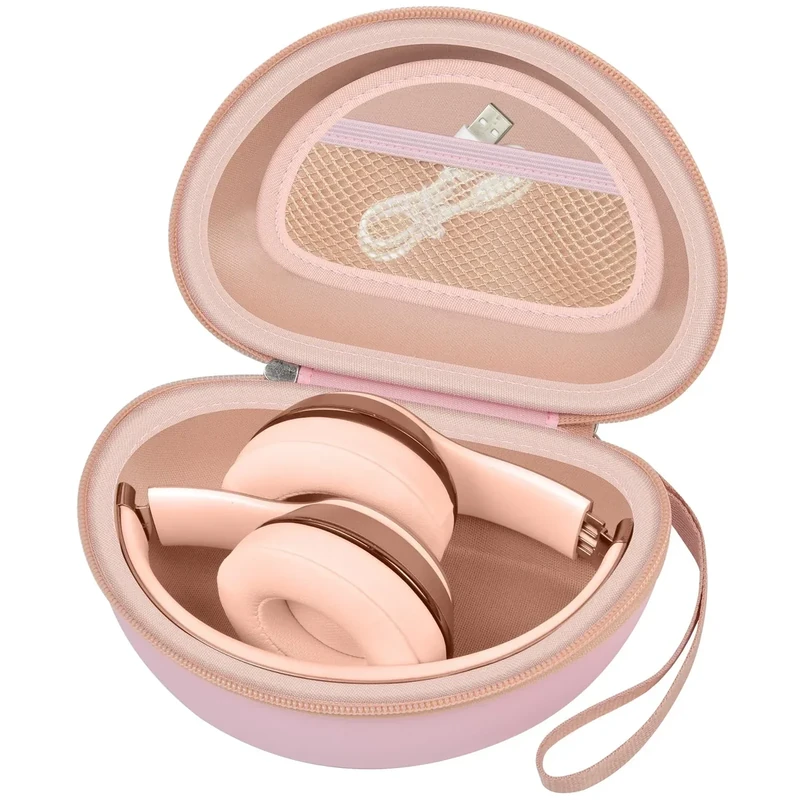 Comecase Pink Hard EVA Headphone Case - Fits Beats Solo 4, Solo 3, Studio 3, Studio Pro
