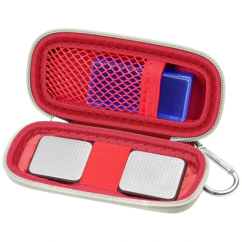 Heart Monitor Case Compatible with AliveCor Kardia Mobile ECG/for KardiaMobile 6L for Apple and Android Device - CASE ONLY (Red) - Image 1