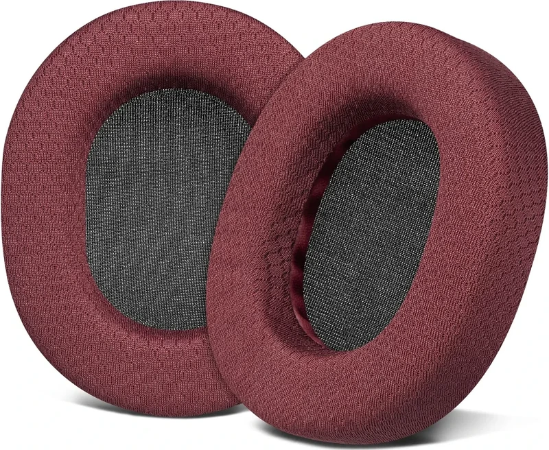 SOULWIT Replacement Earpads for SteelSeries Arctis 1/3/5/7/9 - Burgundy