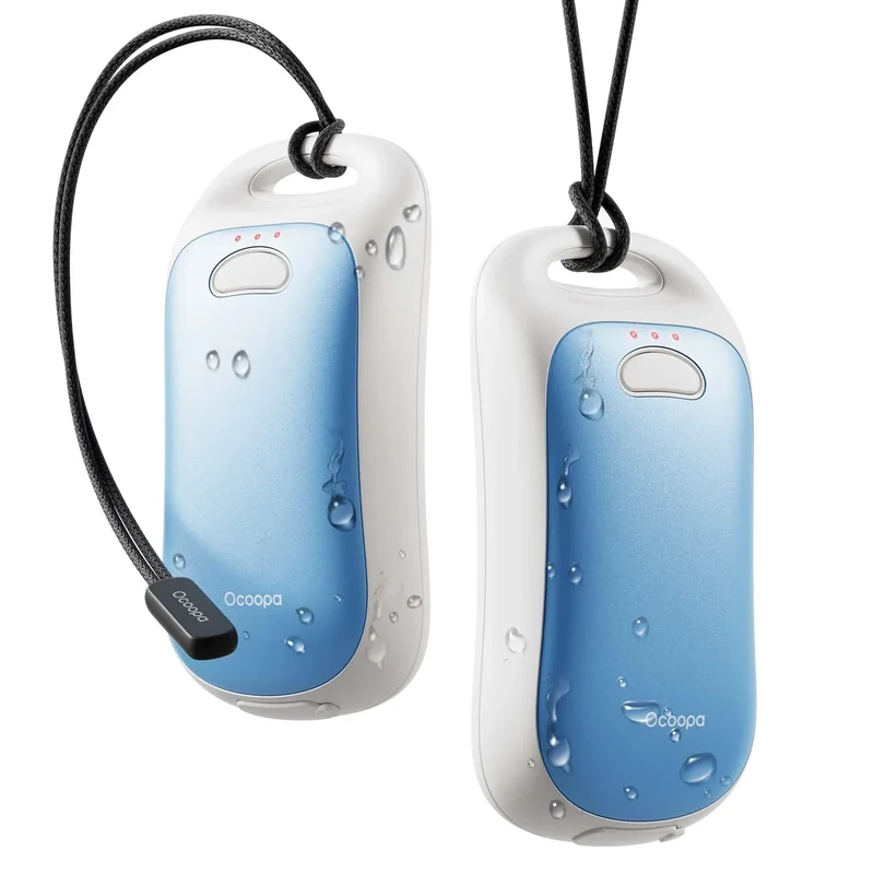 OCOOPA Magnetic Hand Warmers Rechargeable 2Pack, IP45 Water Resistant, UL Certified, Ergonomic Electric Hand Warmer, Up to 9hrs, Pocket Size Handwarmers, Raynauds, Golf, Tech Gifts for Men, UT4 Urban