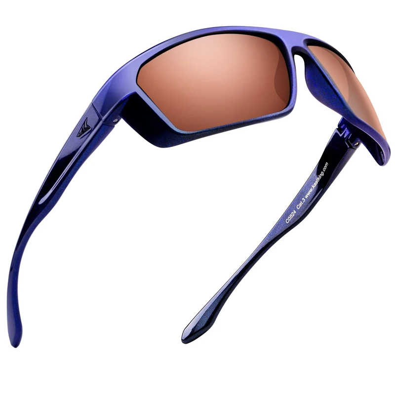 KastKing Huzzah Polarized Sport Sunglasses for Men and Women, Ideal for Driving Fishing Cycling and Running,UV Protection