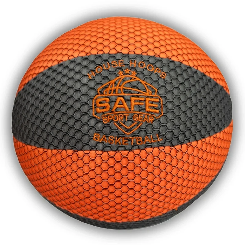 Safe Sport Gear The House Basketball - HouseHoops Soft Basketball - Realistic Texture and Bounce - Will Not Scuff or Scratch Floors and Walls (Small Size 4)